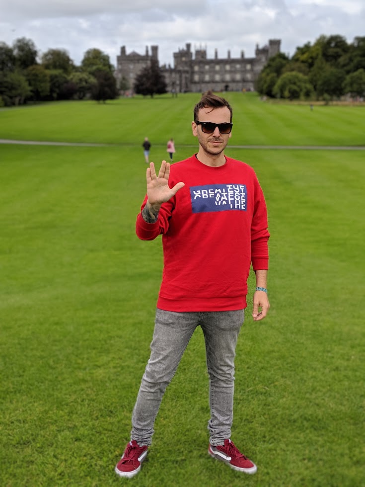 “Get in touch with us!” Even the Vulcan way.